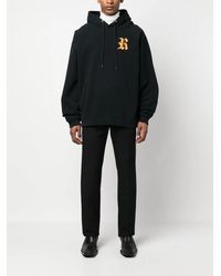 Raf Simons - Monogram-Print Hoodie - Lyst