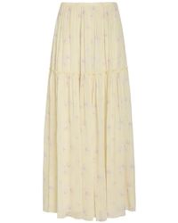 LoveShackFancy - Positano Pleated Skirt - Lyst