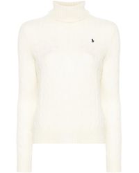 Polo Ralph Lauren - Turtle Neck Sweather With Logo - Lyst