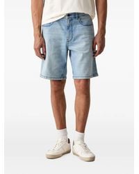 Benetton - Regular-Fit Washed Denim Shorts - Lyst