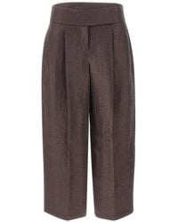 BOSS - Pleated-Design Trousers - Lyst