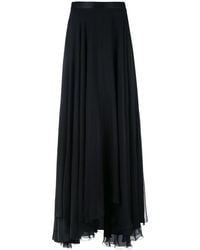 Lanvin - Pleated Draped Skirt - Lyst