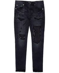 Purple Brand - Skinny-Jeans mit Patch-Detail - Lyst