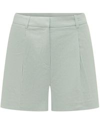 Calvin Klein - Pleated Shorts - Lyst