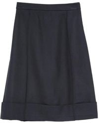 Semicouture - Falda con detalle de costuras - Lyst