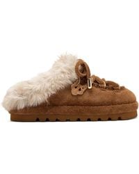 Naked Wolfe - Harlow Suede Slippers - Lyst