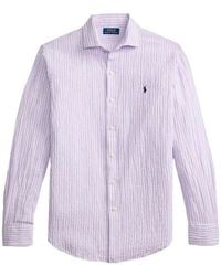 Polo Ralph Lauren - Striped Seersucker Shirt - Lyst