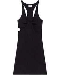 Courreges - Fitted Dress With Unique Twist Detail - Lyst