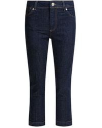 Sportmax - Logo-Patch Patch-Pocket Jeans - Lyst