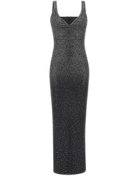Twentyfourhaitch - Norei Rhinestone-Embellished Maxi Dress - Lyst