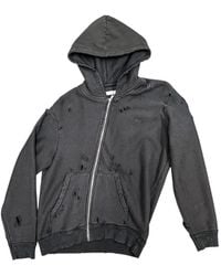 Commission - Distressed Zip-Up Hoodie - Lyst