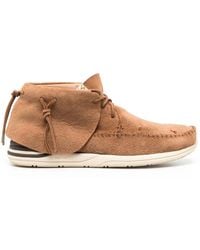 Visvim - Lhamo Folk Suede Sneakers - Lyst