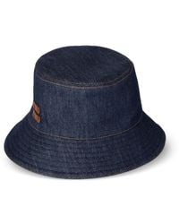 Miu Miu - Denim Bucket Hat - Lyst