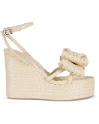 Mach & Mach - Le Cadeau Raffia Espadrilles - Lyst