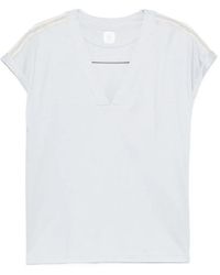 Eleventy - V-Neck T-Shirt - Lyst