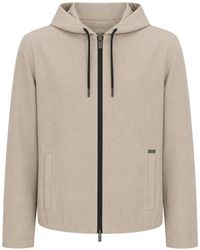 Tombolini - Hooded Zip-Up Jacket - Lyst