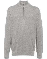 BOSS - Maglione Con Zip - Lyst