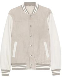 Eleventy - Panelled Bomber Jacket - Lyst
