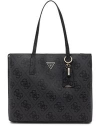 Guess - Bolso Shopper Meridian Con Logo Y Monograma - Lyst