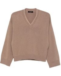 Fabiana Filippi - Embellished V-Neck Sweater - Lyst