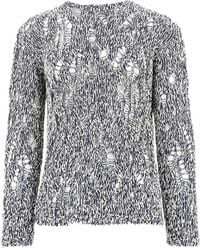 Amaranto - Open-Knit Jumper - Lyst
