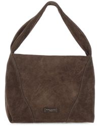 Gianni Chiarini - Suria Suede Shoulder Bag - Lyst