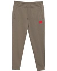 HUGO - Pantalones de chándal con aplique del logo - Lyst