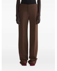 Mugler - Low Waist Straight Trousers - Lyst