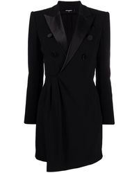 DSquared² Minikleid im Blazer-Look - Schwarz