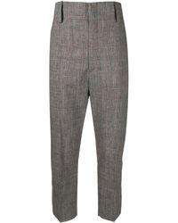 Isabel Marant - Checked Tapered Trousers - Lyst