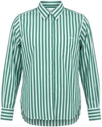 Hunza G - Camisa A Rayas Con Bordado - Lyst