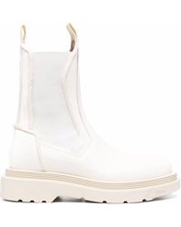 Buttero - Panelled Leather Chelsea Boots - Lyst