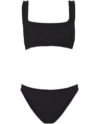 Hunza G - Xandra Crinkle-Effect Bikini - Lyst