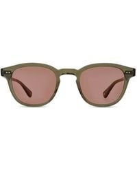 Garrett Leight - Evan Round-Frame Sunglasses - Lyst