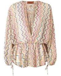 Missoni - Robe De Plage À Motif De Chevrons - Lyst