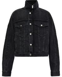 Alexander Wang - Zip-Up Denim Jacket - Lyst