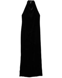 Raquel Diniz - Neckholder-Midikleid aus Samt - Lyst