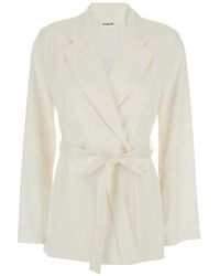 P.A.R.O.S.H. - Tie-Waist Jacket - Lyst