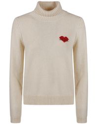 Giada Benincasa - Heartbeat Roll-Neck Sweater - Lyst