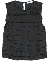 Ulla Johnson - Gestuftes Quinn Oberteil Mit Rüschen - Lyst