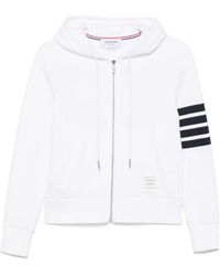 Thom Browne - 4-Bar Zip-Up Hoodie - Lyst