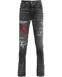 Amiri - Skinny Jeans Met Gerafeld Effect - Lyst