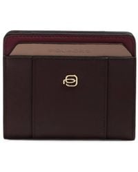 Piquadro - Bifold Leather Wallet - Lyst