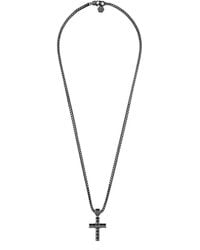 Philipp Plein - Crucifix Chain Necklace - Lyst