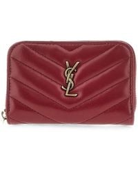 Saint Laurent - Cassandre Quilted Wallet - Lyst
