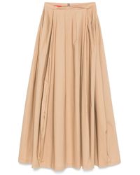 Thelatest - Gonna Midi Con Piega - Lyst