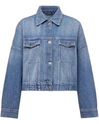 DRYKORN - Holbrooks Cropped Denim Jack - Lyst