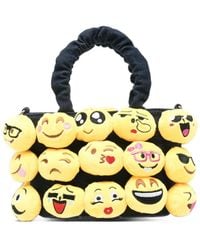 La Milanesa - Small Positive Emoji-Motif Tote Bag - Lyst