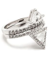 Swarovski - Anello Ortyx Con Cristalli - Lyst