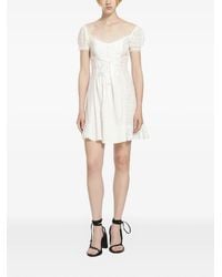 Daisy London - Lace-Trim Corset-Style Mini Dress - Lyst
